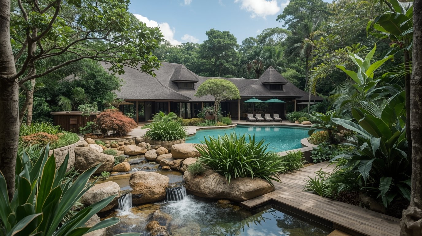 Eco-resort landscape design by Sweetstreat