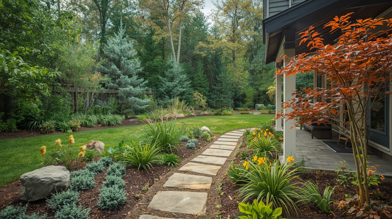 Residential landscaping design by Sweetstreat