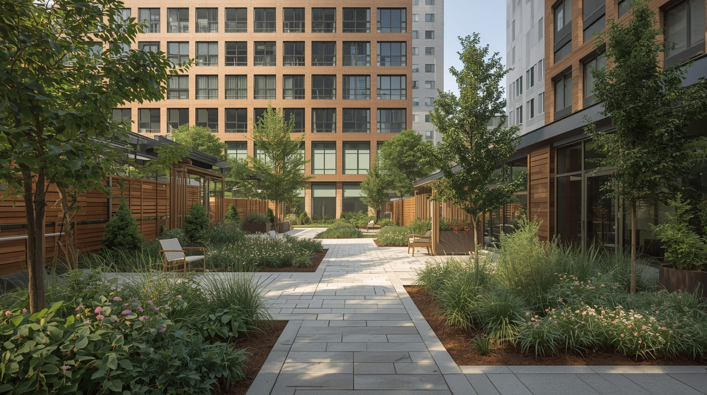 Urban landscaping design by Sweetstreat